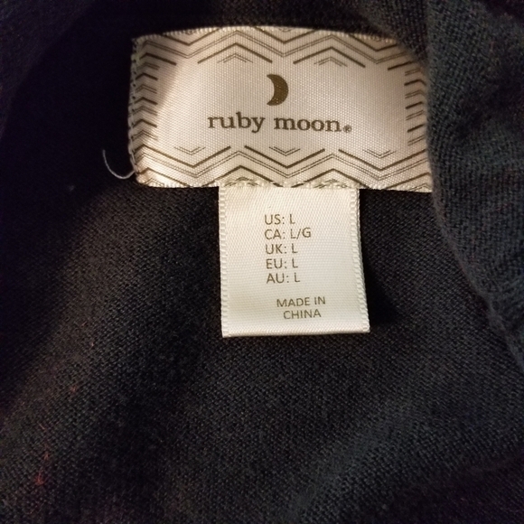 Anthropologie Ruby Moon sweater, sz L - Picture 3 of 8